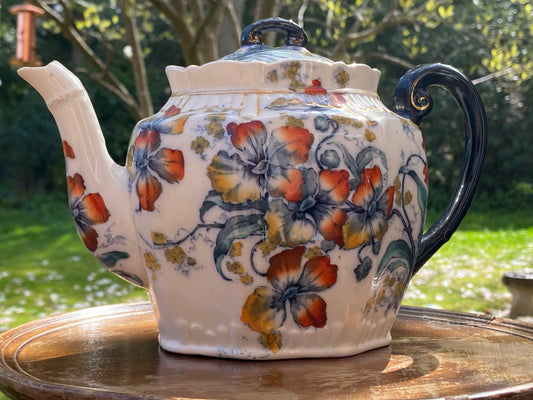Victorian Keeling & Co Ltd - Late Mayers England - Orchid Ware - TEAPOT