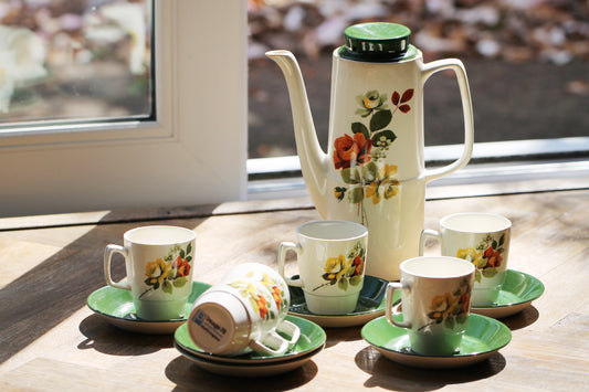 Vintage c1960s Image 70 Chartwell Staffs England Tea set with Teapot