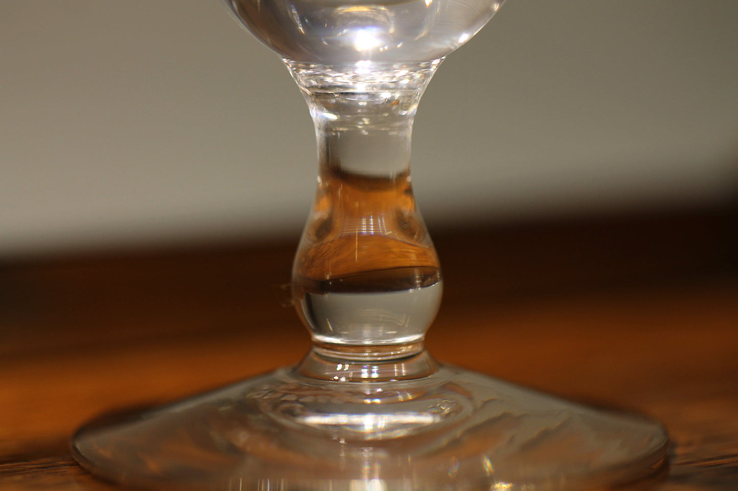 Set of Three Vintage Edinburgh Crystal Wine / Sherry Glasses c1970