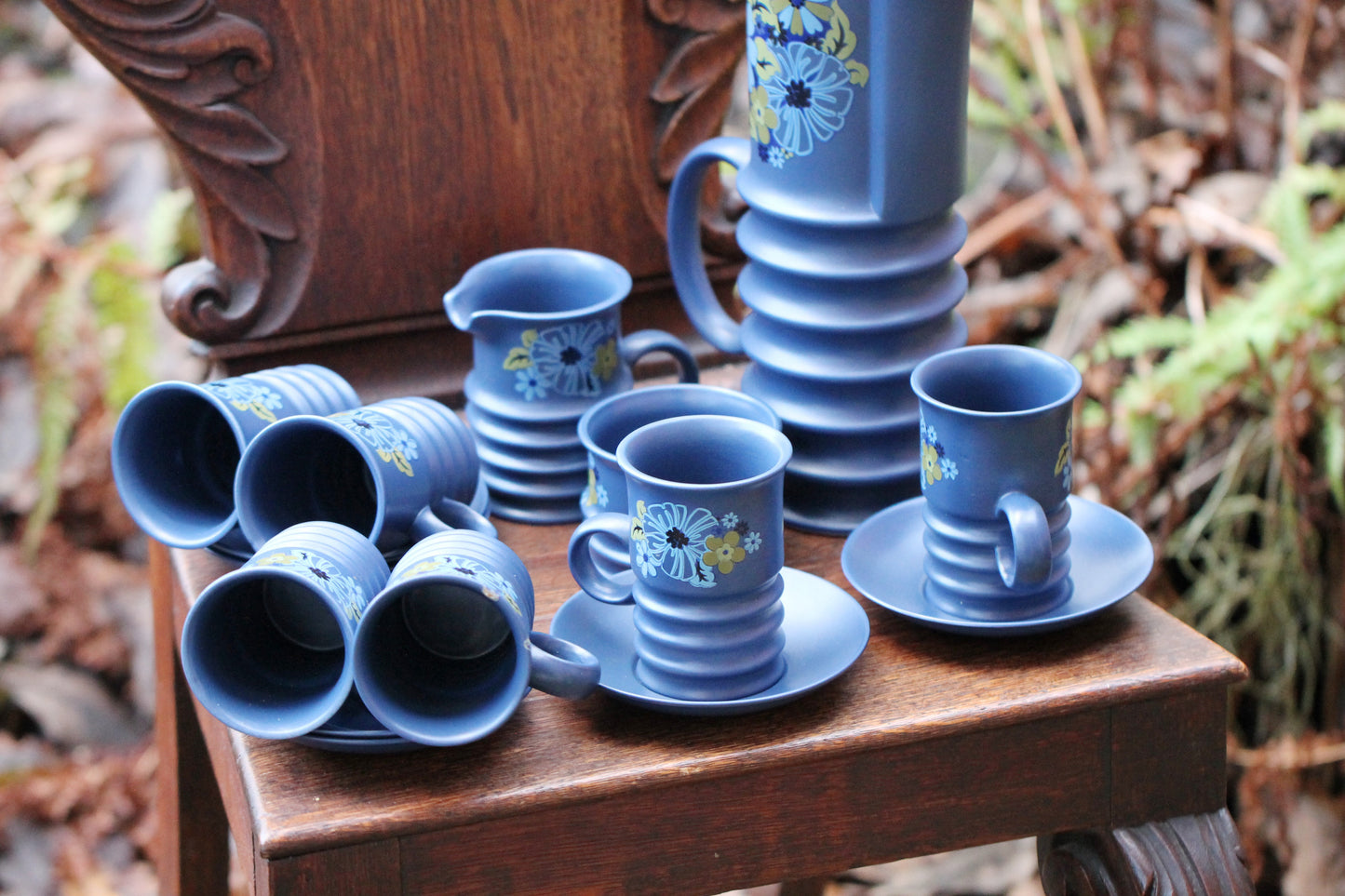 Carlton Ware Coffee Set from Woods Period c1968-1974 Mid Century 16 items