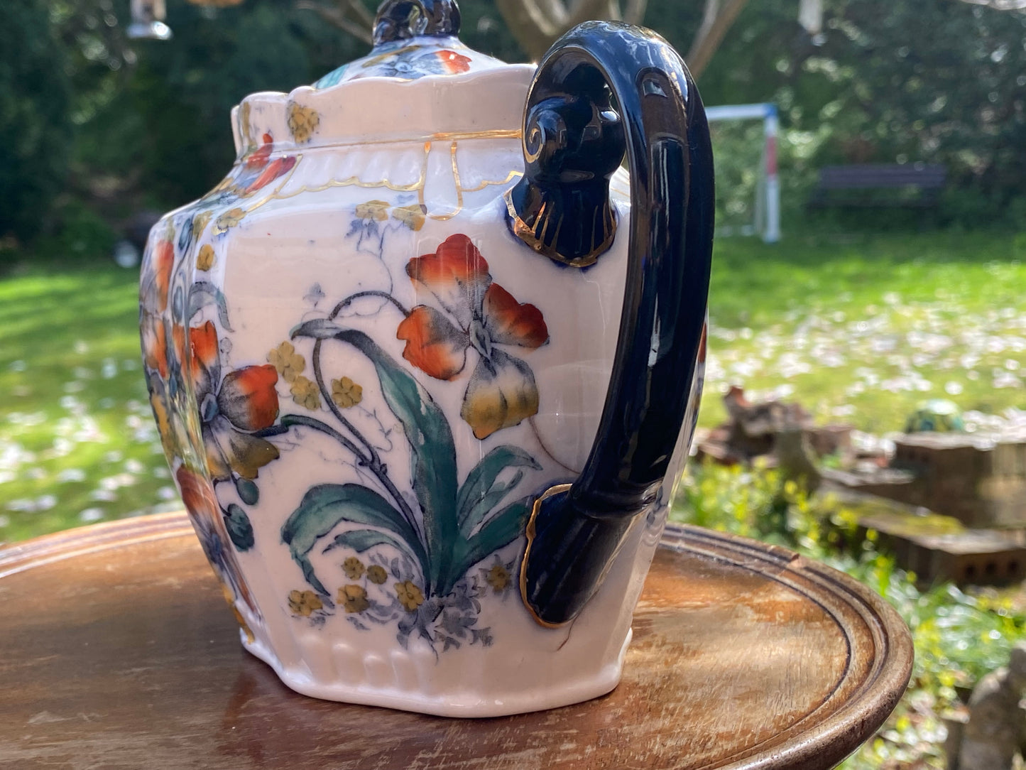 Victorian Keeling & Co Ltd - Late Mayers England - Orchid Ware - TEAPOT