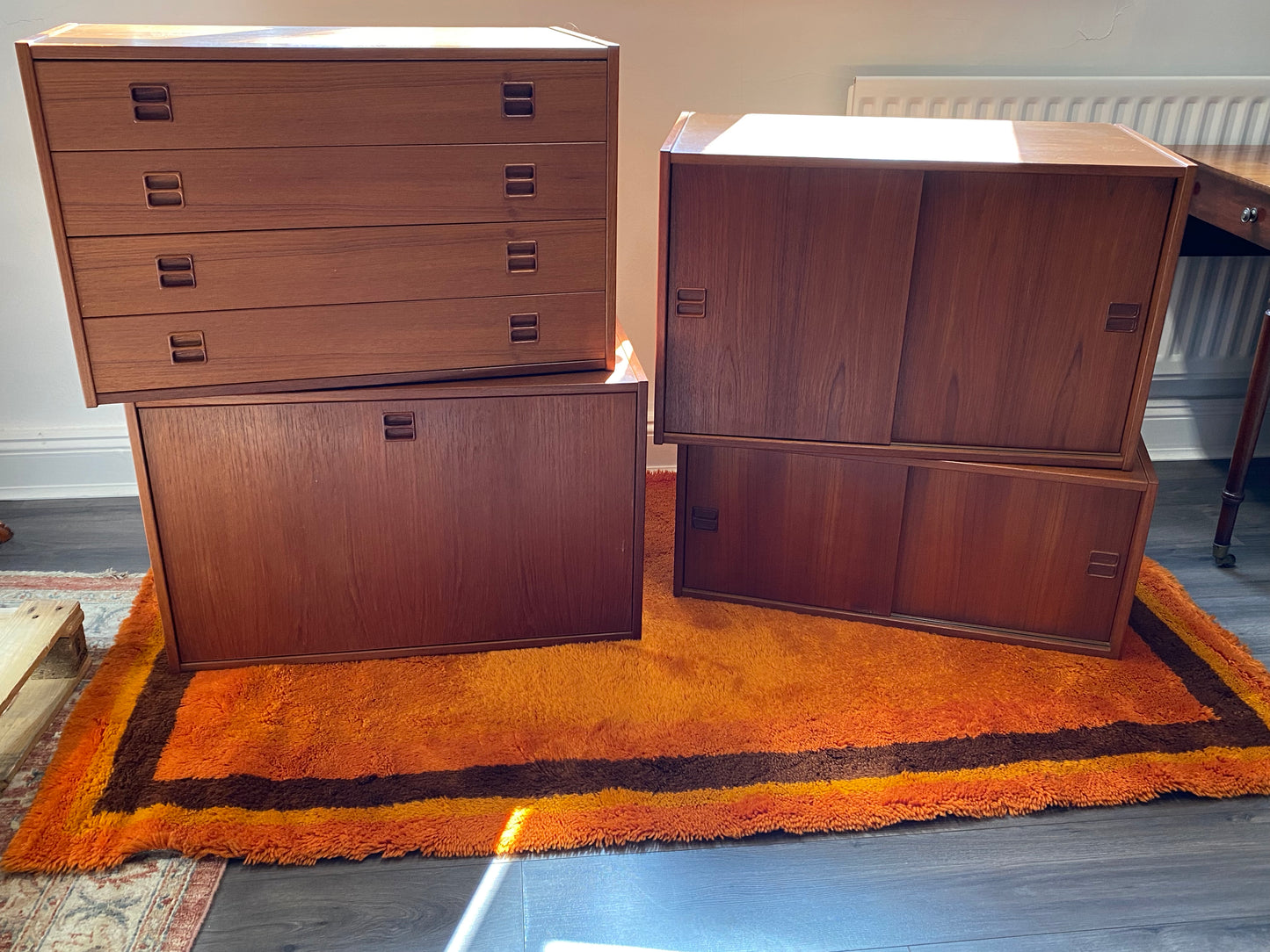 Vintage Danish / Scandinavian Modular Wall unit c1960