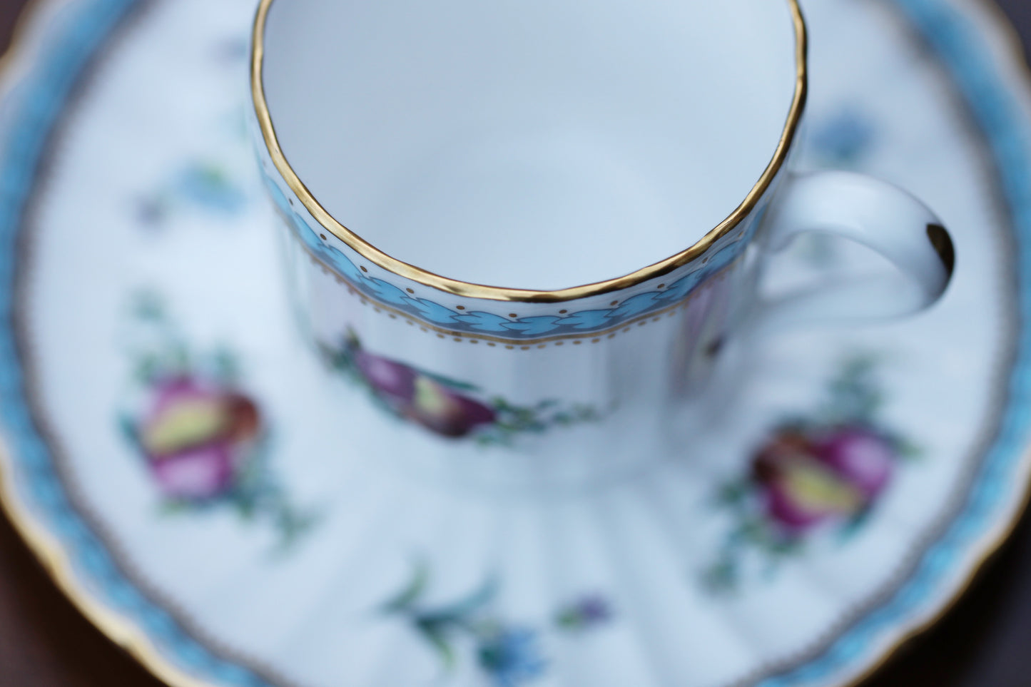 Vintage Coffee Cup and Saucer - Spode Trapnell Sprays England