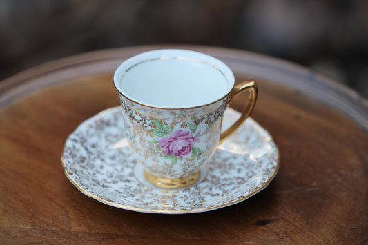 Vintage Coffee Cup and Saucer - RGK Czechoslovakia ZIMCO